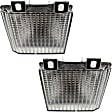 Driver and Passenger Side Parking Lights, Without bulb(s)