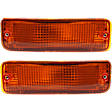 Front, Driver and Passenger Side Turn Signal Light, With bulb(s)