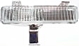 Front, Driver and Passenger Side Turn Signal Light, Without bulb(s)