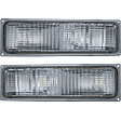 Front, Driver and Passenger Side Turn Signal Lights, without Bulb, For Models with Composite Head Lamps