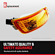 Front, Driver and Passenger Side Turn Signal Lights, without Bulb, For Models with Dual Sealed Beam Headlights