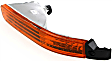 Front, Driver and Passenger Side Turn Signal Light, With bulb(s)