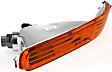 Front, Driver and Passenger Side Turn Signal Light, With bulb(s)