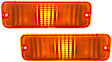 Front, Driver and Passenger Side Turn Signal Light, Without bulb(s)