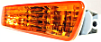 Front, Driver and Passenger Side Turn Signal Light, With bulb(s)
