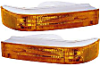 Front, Driver and Passenger Side Turn Signal Lights, Without bulb(s)