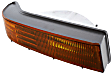 Front, Driver and Passenger Side Turn Signal Lights, Without bulb(s)