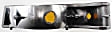 Front, Driver and Passenger Side Turn Signal Lights, Without bulb(s)