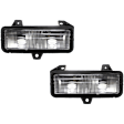 Driver and Passenger Side Parking Lights, Without bulb(s), For Models With Single Headlights