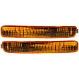 Front, Driver and Passenger Side Turn Signal Light, With bulb(s)