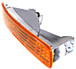 Front, Driver and Passenger Side Turn Signal Light, With bulb(s)