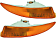 Parking Light - Driver and Passenger Side, Lens and Housing