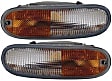 Front, Driver and Passenger Side Turn Signal Lights, without Bulbs, Hatchback