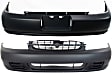 Front and Rear Primed Bumper Cover