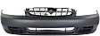 Front and Rear Primed Bumper Cover