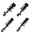 SET-1331582L-C Front and Rear, Driver and Passenger Side Fully Loaded Strut