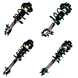 SET-1331642L-C Front and Rear, Driver and Passenger Side Fully Loaded Strut