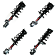 SET-1333319L-C Front and Rear, Driver and Passenger Side Fully Loaded Strut, AWD