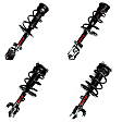 SET-1333377L-C Front and Rear, Driver and Passenger Side Fully Loaded Strut