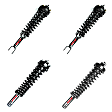 SET-1336315-C Front and Rear, Driver and Passenger Side Fully Loaded Strut