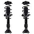 SET-1337061-F Front, Driver and Passenger Side Fully Loaded Strut - Set of 2, Fits Coupe