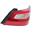 Driver and Passenger Side, Inner and Outer Halogen Tail Light, With bulb(s), OE Replacement