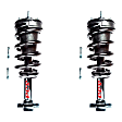 SET-1345555-F Front, Driver and Passenger Side Fully Loaded Strut