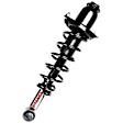 SET-1345689L-R Rear, Driver and Passenger Side Fully Loaded Strut