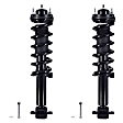 SET-1345933-F Front, Driver and Passenger Side Fully Loaded Strut, 4WD, Crew Cab Pickup
