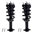 SET-1355037-F Front, Driver and Passenger Side Fully Loaded Strut, 4WD