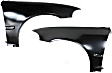 Front, Driver and Passenger Side Fenders, Sedan
