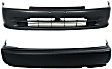 1992-1995 Honda Civic - Sedan Front and Rear Primed Bumper Cover