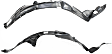 Front, Driver and Passenger Side, Fender Liner
