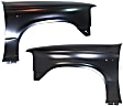 Front, Driver and Passenger Side Fenders, RWD