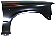 Front, Driver and Passenger Side Fenders, RWD