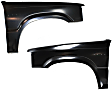 Front, Driver and Passenger Side Fenders, With antenna hole on passenger side