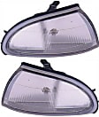 Driver and Passenger Side Halogen Corner Light, With bulb(s)