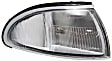 Driver and Passenger Side Halogen Corner Light, With bulb(s)