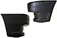 1990-1993 Mazda B2200 - Front, Driver and Passenger Side Bumper End, Primed Plastic