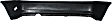 2000 Honda Civic EX - Front and Rear Primed Bumper Cover, Sedan, Canada/USA or Japan Built Vehicle