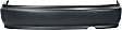 2000 Honda Civic EX - Front and Rear Primed Bumper Cover, Sedan, Canada/USA or Japan Built Vehicle