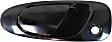 1993-1997 Honda Civic del Sol - Front, Driver and Passenger Side Exterior Door Handles, Textured Black, With Key Hole