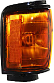Driver and Passenger Side Corner Lights, With Bulb, With Black Trim