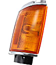 Driver and Passenger Side Corner Lights, With Bulb, With Chrome Trim