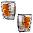 1990 Toyota Pickup - Driver and Passenger Side Halogen Corner Light, With bulb(s), 4WD