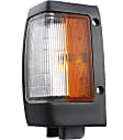 Driver and Passenger Side Corner Lights, With Bulb, With Black Trim