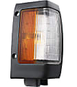 Driver and Passenger Side Corner Lights, With Bulb, With Black Trim
