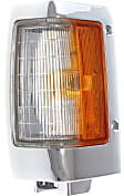 Driver and Passenger Side Corner Lights, With Bulb, With Chrome Trim
