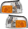 Driver and Passenger Side Halogen Corner Light, With bulb(s)