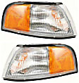 Driver and Passenger Side Halogen Corner Light, Without bulb(s)